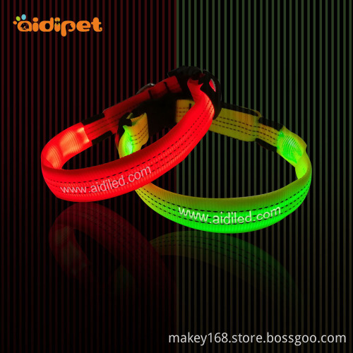 Usb Rechargeable Light-Up Safety Dog Collar
